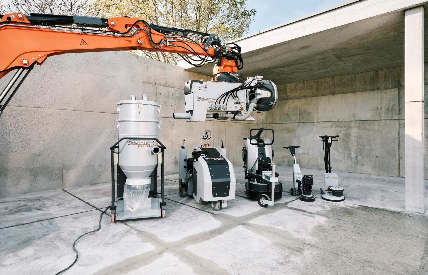 Schwamborn Logo – Systemtechnik für Betonschleifen bei AVB Bautechnik